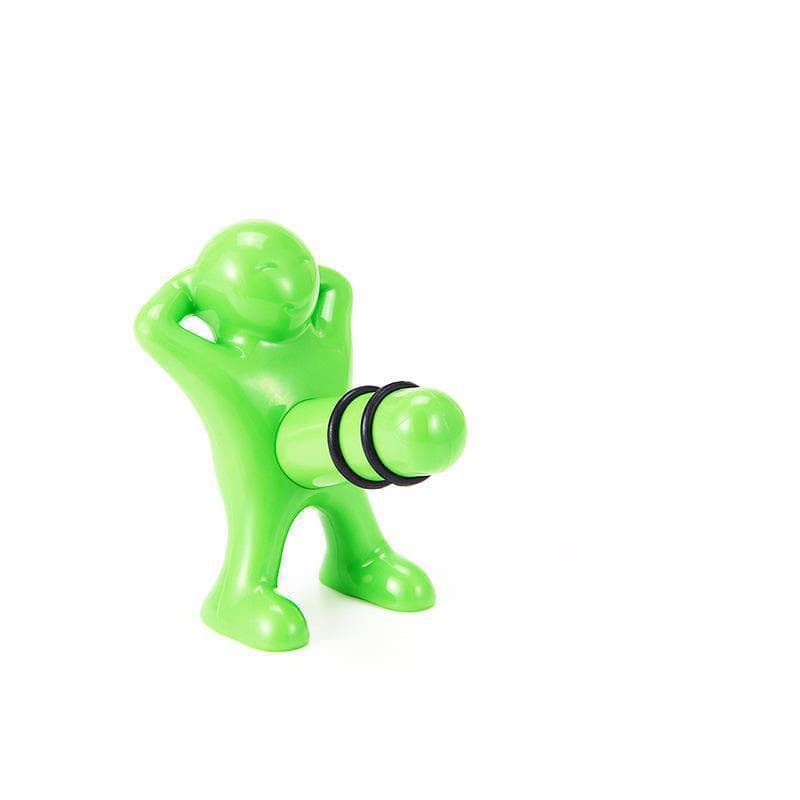 Relaxed Happy Man Wine Bottle Stopper